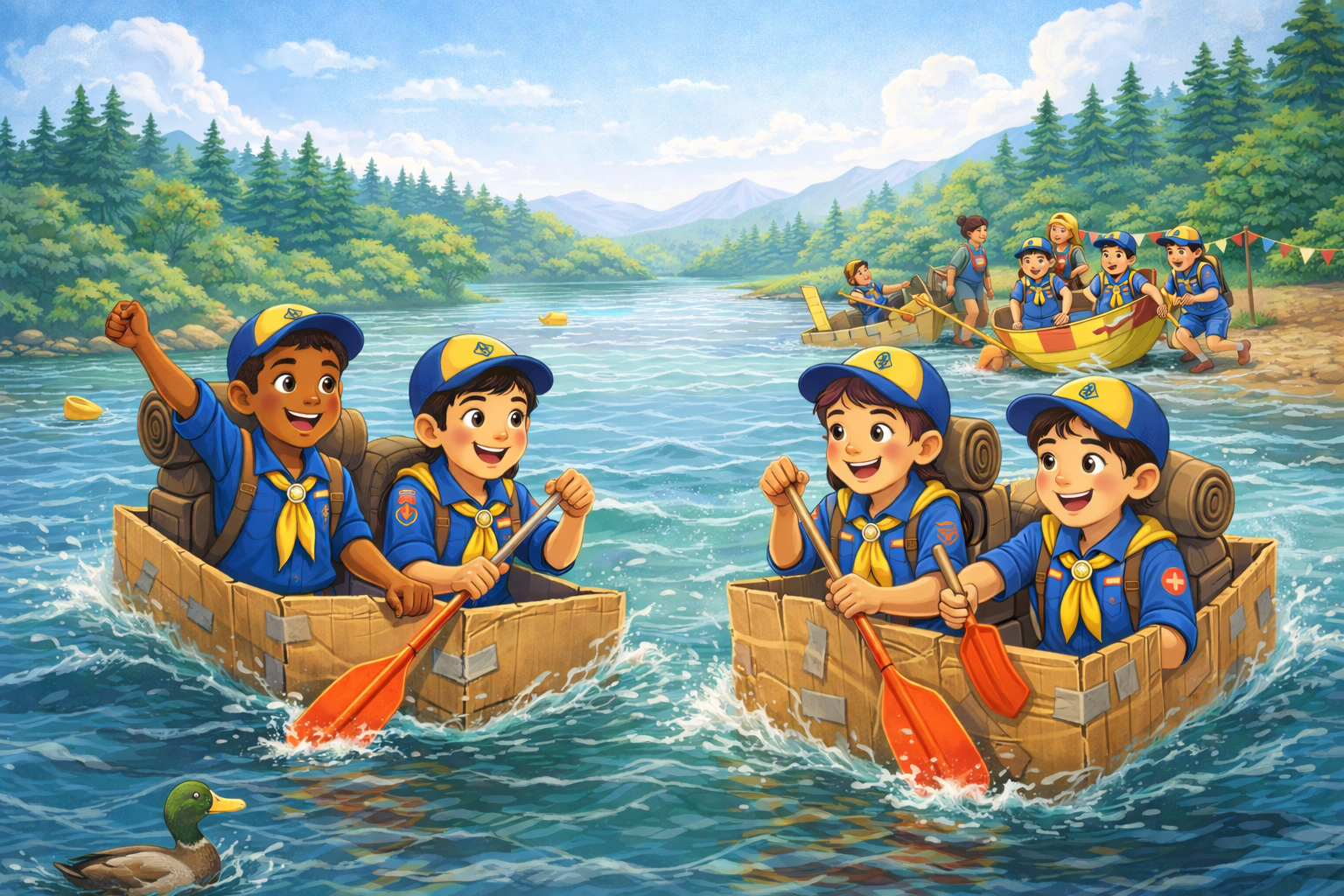 Adventure 3: The Cardboard Regatta